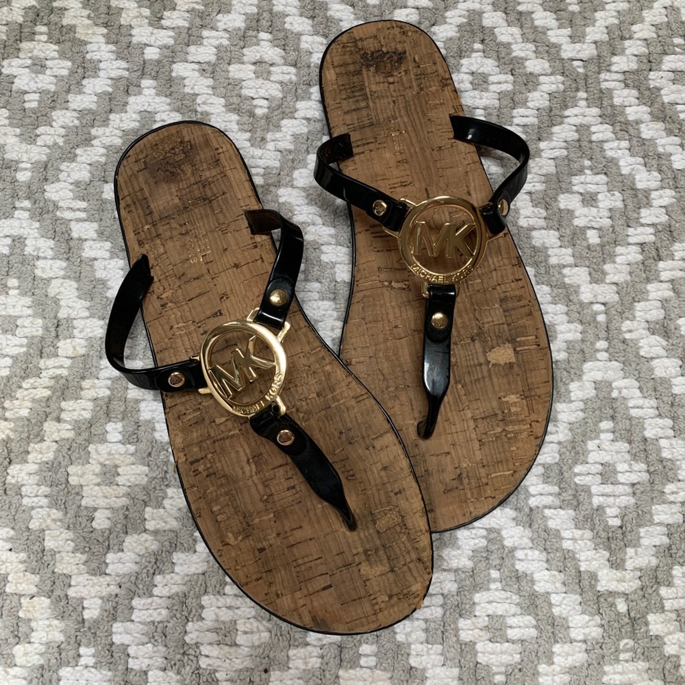 SOLD MK flip flop sandals
